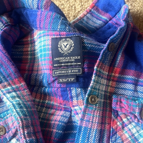 American Eagle Plaid Shirt - Picture 2 of 3